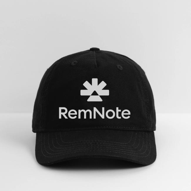 White logo with text, vertically stacked