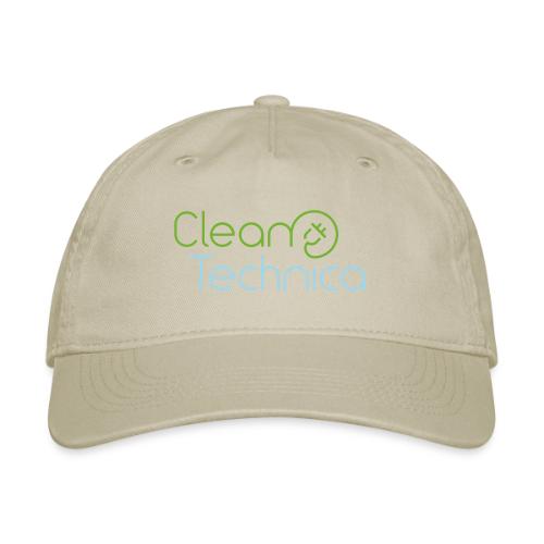 CleanTechnica Logo 2 - Organic Baseball Cap