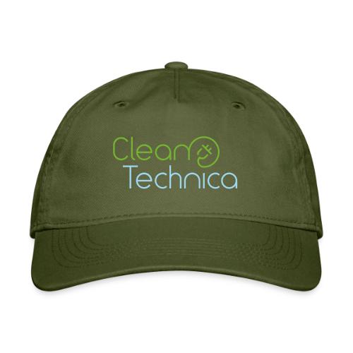 CleanTechnica Logo 2 - Organic Baseball Cap
