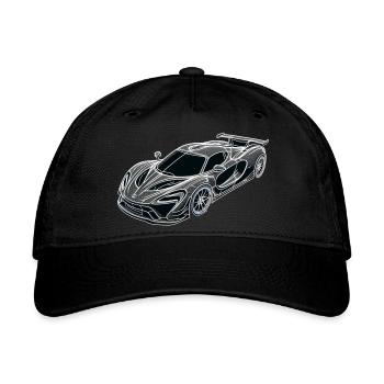 My Car, I Love My Car, Gift fot Him, BlackCar - Organic Baseball Cap - black - Front