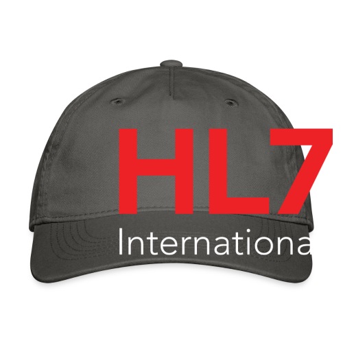 HL7 International Logo - Reverse - Organic Baseball Cap