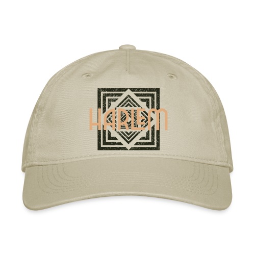 Harlem Sleek Artistic Design - Organic Baseball Cap