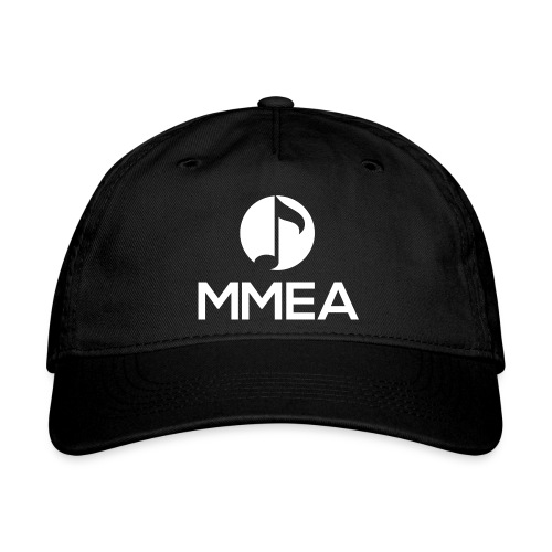 MMEA White Stacked - Organic Baseball Cap