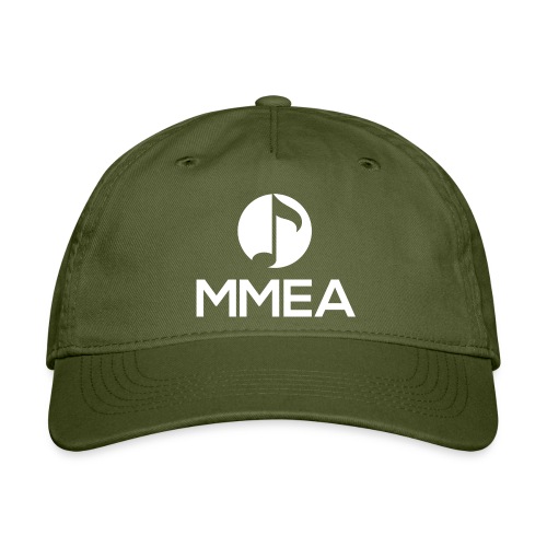 MMEA White Stacked - Organic Baseball Cap