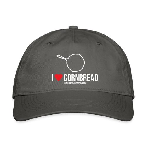 I heart cornbread - Organic Baseball Cap