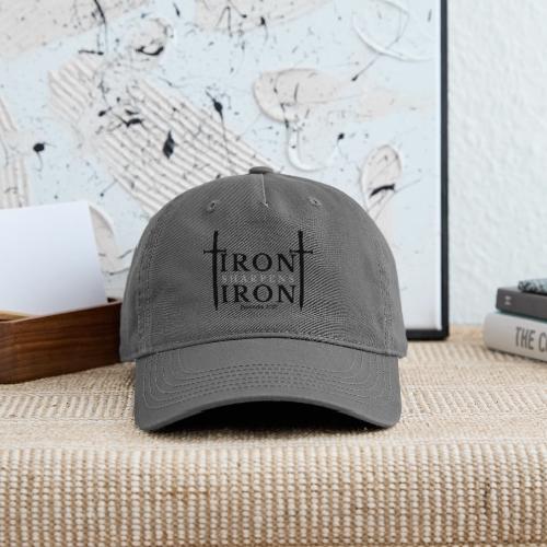 Iron Sharpens Iron - Proverbs 27:17 (Black & Grey) - Organic Baseball Cap