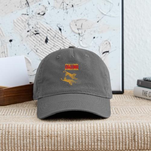 Double tiger fashion, jungle feline animals. - Organic Baseball Cap