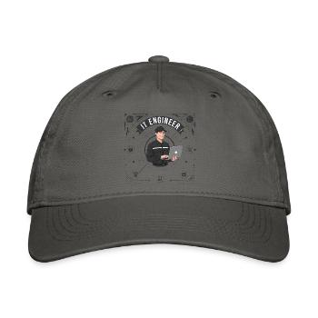 Master of Tech – IT, Coding & Tech Guru - Organic Baseball Cap - charcoal - Front
