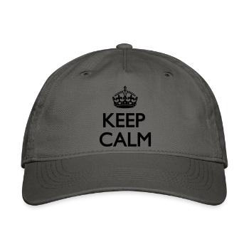 Keep Calm - Casquette de Baseball bio - gris - Devant