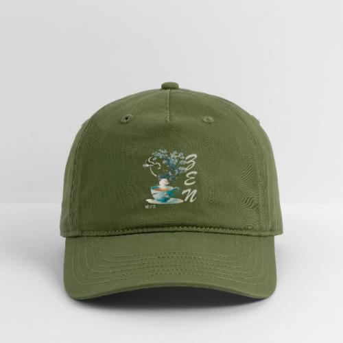 Teacup Steam Creates Japanese Garden: Tranquility - Organic Baseball Cap