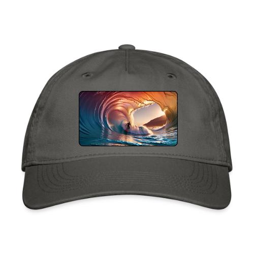 Biggest Barrel Wave - Organic Baseball Cap