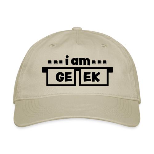 iamGEEK LOGO - Hat - Organic Baseball Cap