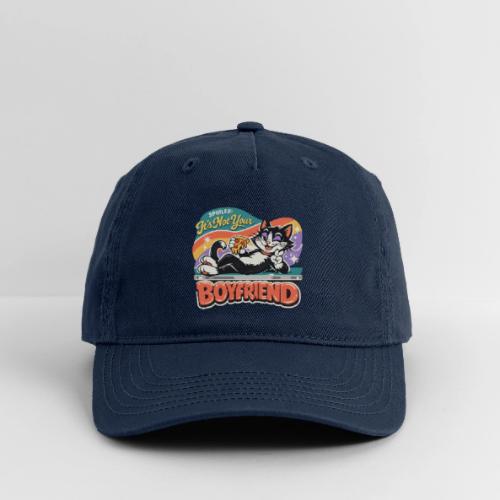 Sassy Cat Pride Pizza Retro Comic - Organic Baseball Cap
