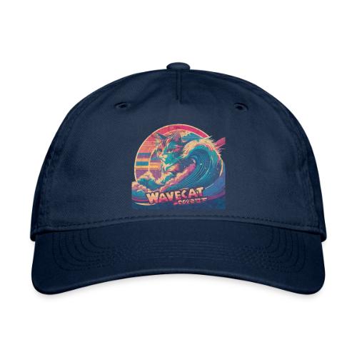 Vintage Wavecat - Organic Baseball Cap