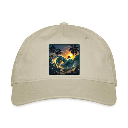 Liquid Morning Wave - Organic Baseball Cap