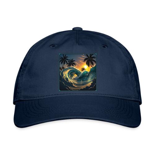 Liquid Morning Wave - Organic Baseball Cap