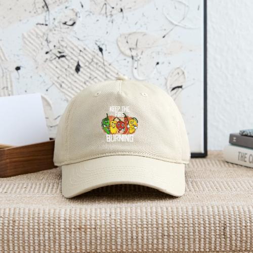 keep the fire burning - Organic Baseball Cap
