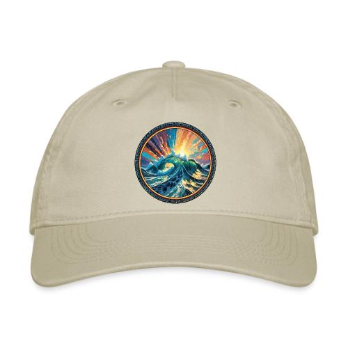 Rainbow Ray Wave - Organic Baseball Cap
