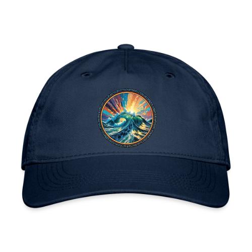 Rainbow Ray Wave - Organic Baseball Cap