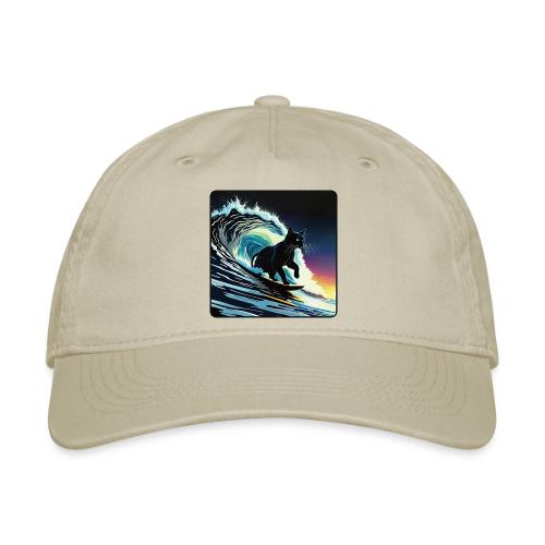 Black Cat Dawn Patrol - Organic Baseball Cap