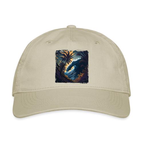 Moonlight Jungle Wave - Organic Baseball Cap