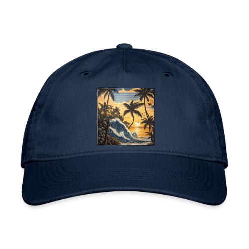 Jungle Wave Sunrise - Organic Baseball Cap