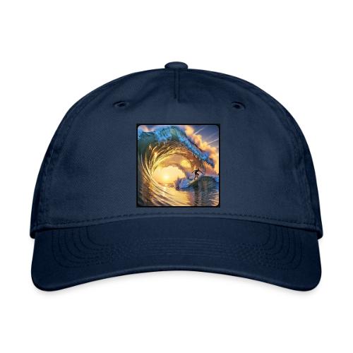 Morning Gold Full-Pipe Wave - Organic Baseball Cap