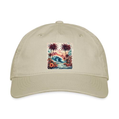 Paradise Wave - Organic Baseball Cap