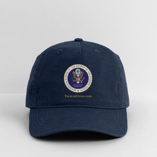 The Peoples Seal w gold url - Organic Baseball Cap