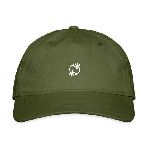 NM Logo Icon (White) - Organic Baseball Cap