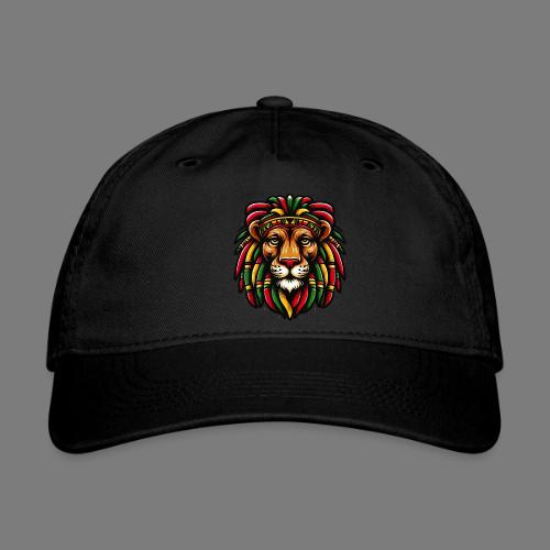Reggae Roar: Lion & Cannabis Freedom - Organic Baseball Cap