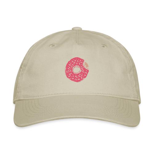 Pig and Donut - Organic Baseball Cap