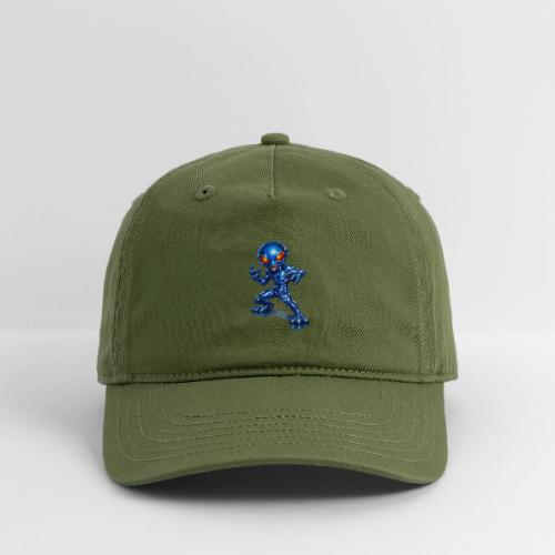Angry Blue Alien - Organic Baseball Cap