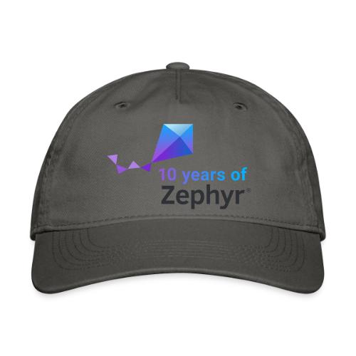 Zephyr 10th Anniversary Stacked Color - Organic Baseball Cap