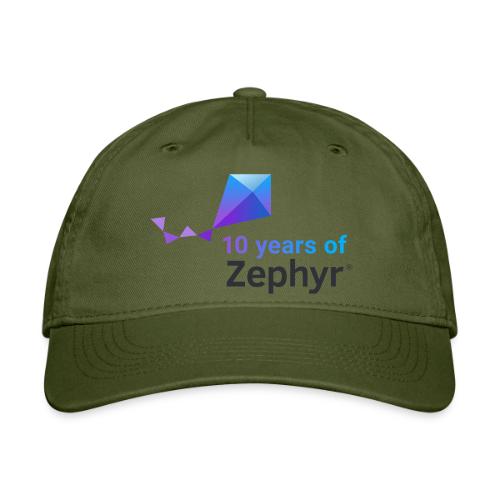Zephyr 10th Anniversary Stacked Color - Organic Baseball Cap