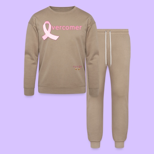 OVERCOMER - Breast Cancer Awareness - Lounge Wear Set by Bella + Canvas