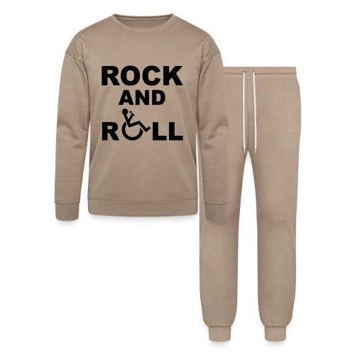 I rock and rollin my wheelchair * - Lounge Wear Set by Bella + Canvas