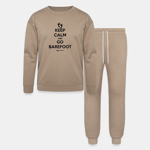 Keep Calm and Go Barefoot - Bella + Canvas Unisex Lounge Wear Set