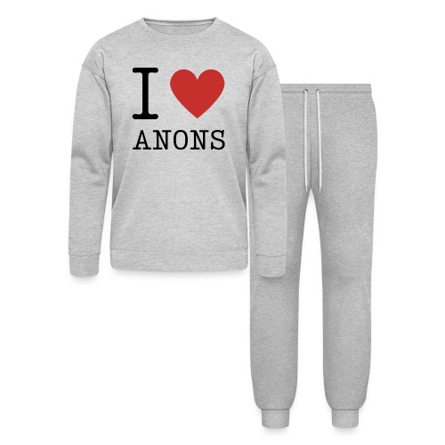 I <3 ANONS - Lounge Wear Set by Bella + Canvas