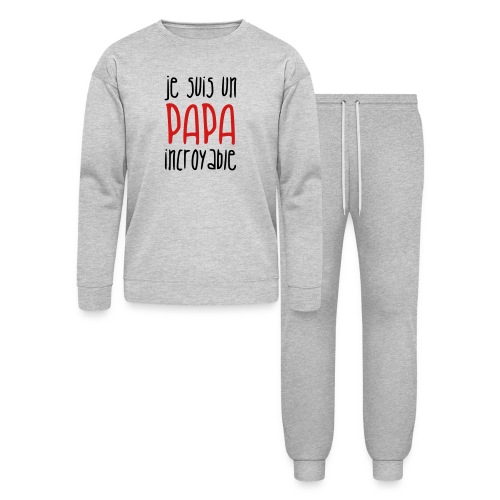 Dad Daddy Papa Vati Vater Father's day Baby - Bella + Canvas Unisex Lounge Wear Set
