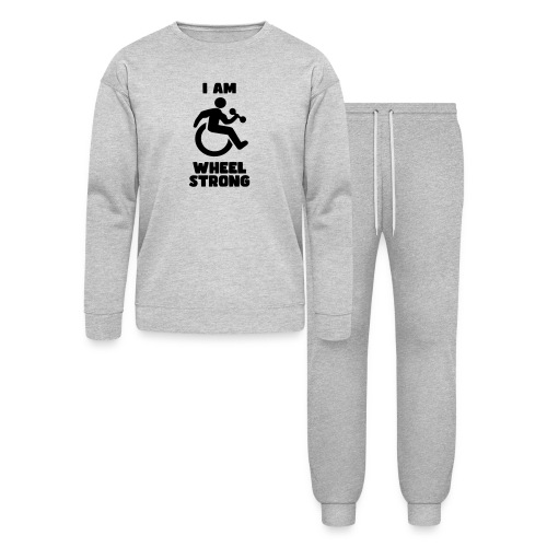 I'm wheel strong. For strong wheelchair users # - Bella + Canvas Unisex Lounge Wear Set