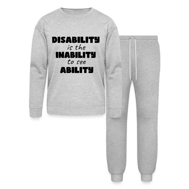 Disability is the inability to see ability *