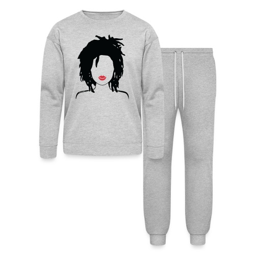 Locs & Lipstick_Global Couture Women's T-Shirts - Lounge Wear Set by Bella + Canvas