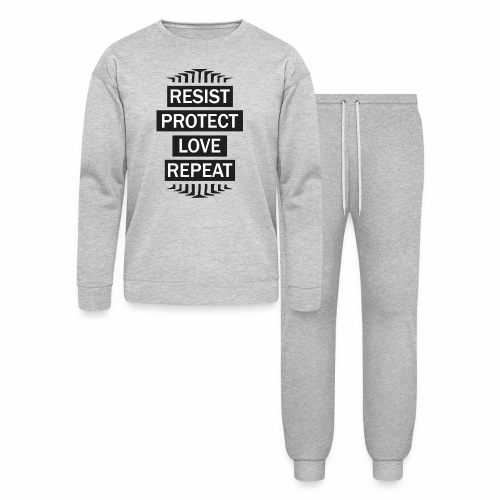 resist repeat - Bella + Canvas Unisex Lounge Wear Set