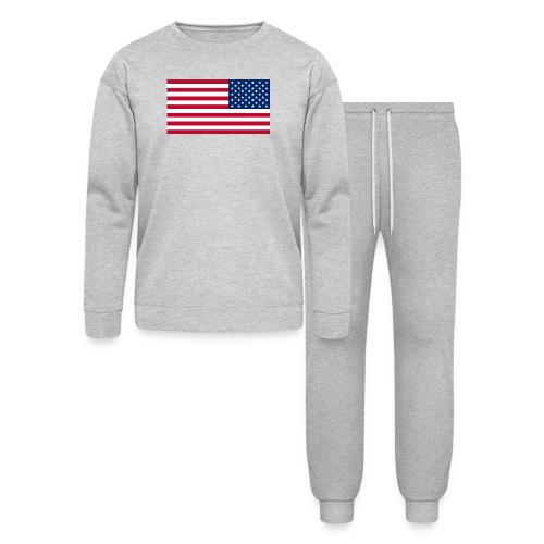 Flag of the United States REVERSE - Bella + Canvas Unisex Lounge Wear Set