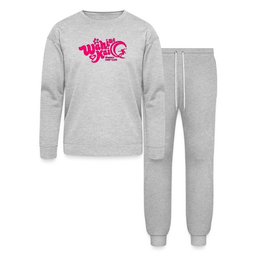 Wahine Kai Logo pink - Bella + Canvas Unisex Lounge Wear Set