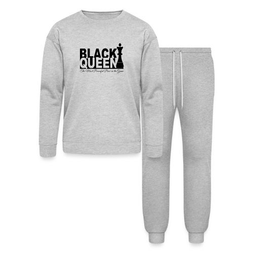 Black Queen Most Powerful Piece in the Game Tees - Bella + Canvas Unisex Lounge Wear Set