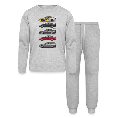 Stack of Opel Omegas / Vauxhall Carlton A - Lounge Wear Set by Bella + Canvas