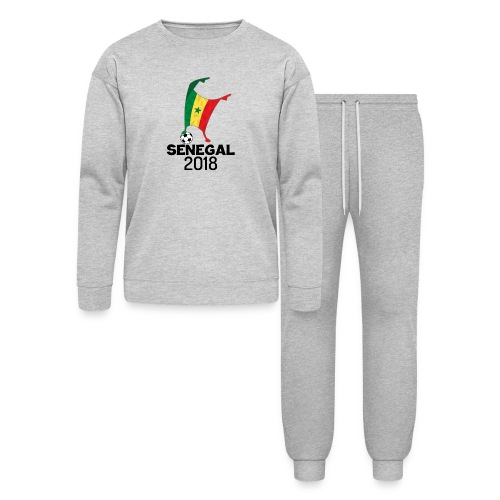Senegal Flag 2018 Football Cup Soccer Dabbing World Jersey - Bella + Canvas Unisex Lounge Wear Set