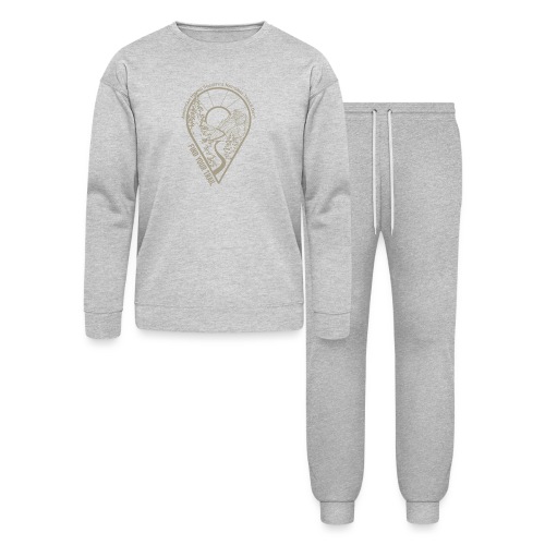 Find Your Trail Location Pin: National Trails Day - Bella + Canvas Unisex Lounge Wear Set